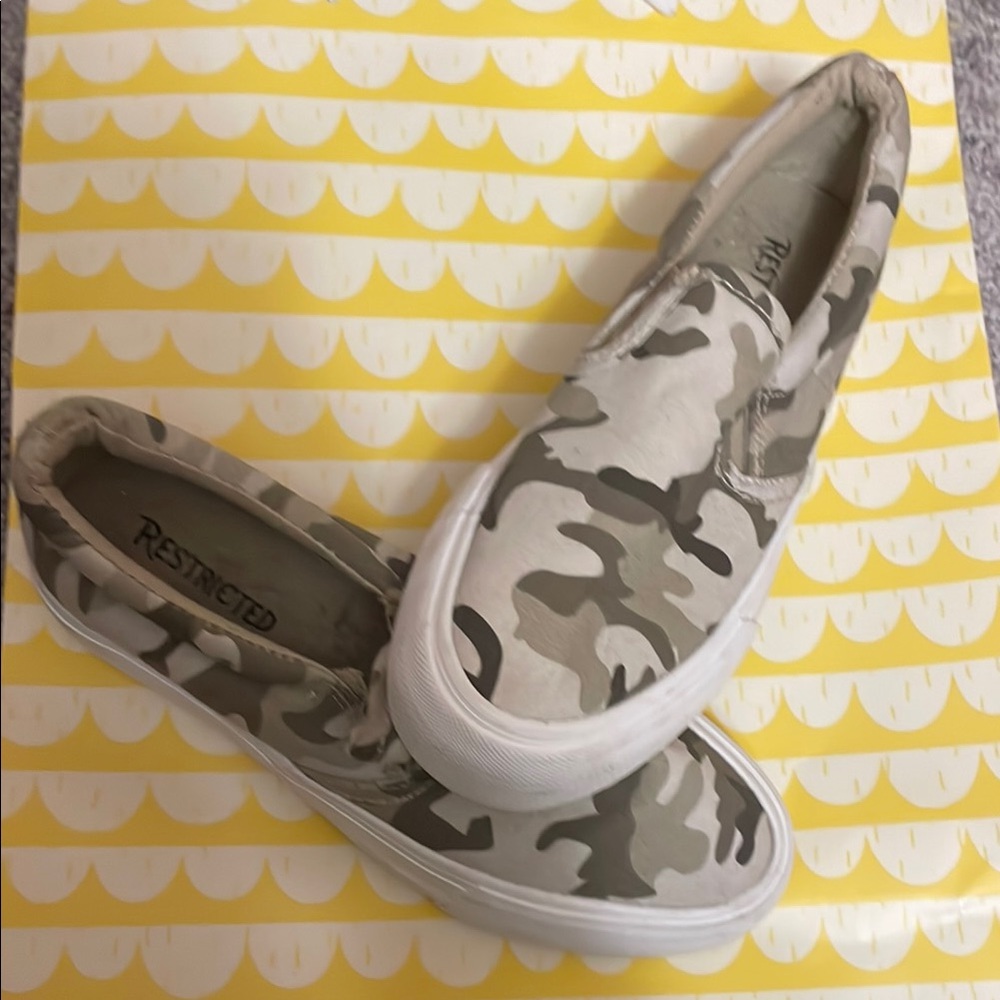 Restricted Women’s Camo Slip-On Shoes